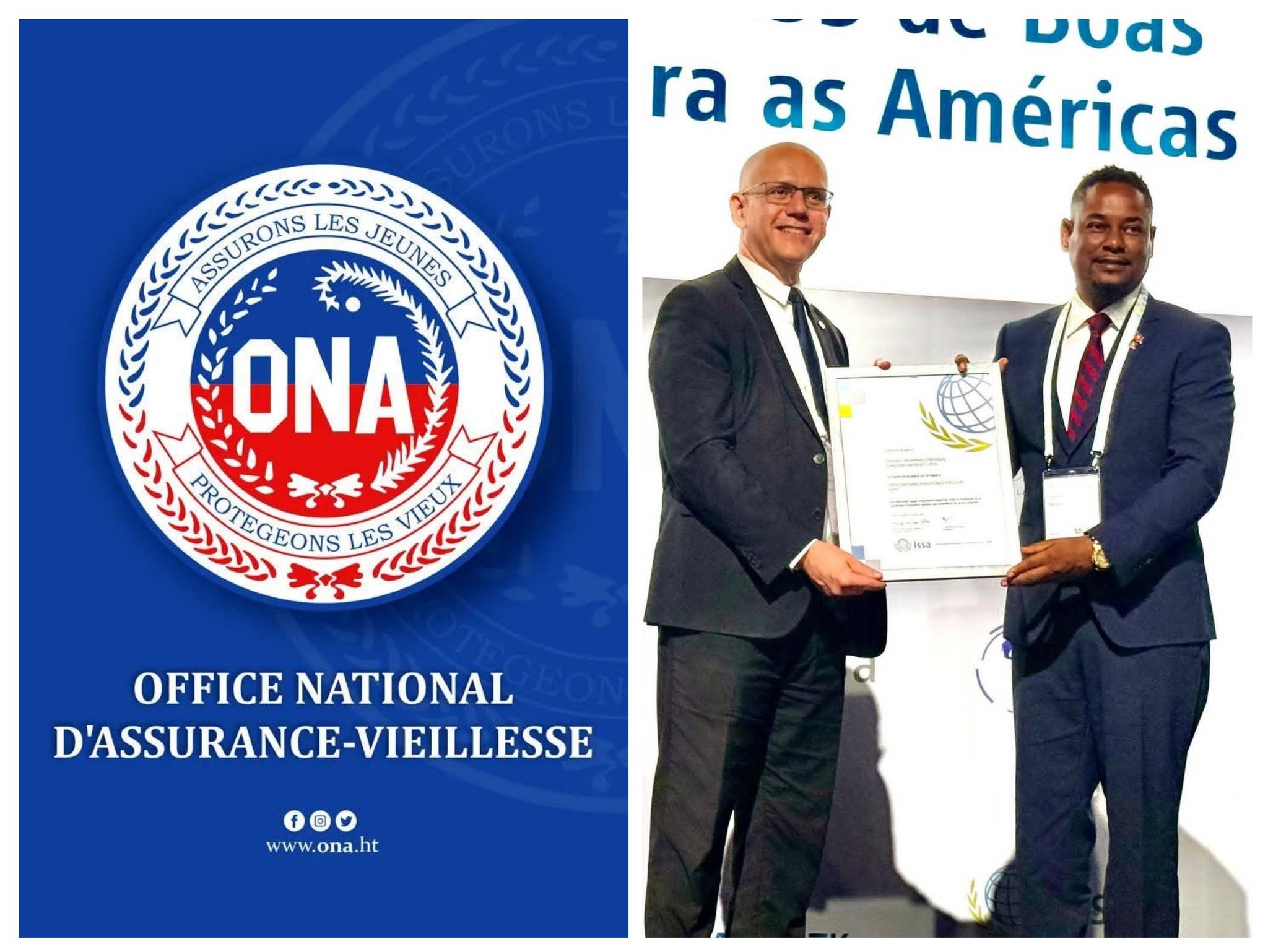 L’ONA récompensée à l’international pour ses bonnes pratiques en sécurité sociale